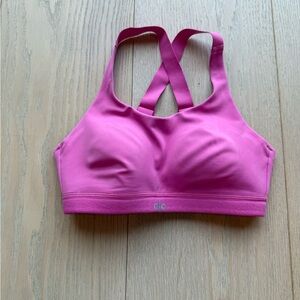 ALO Yoga Vibrant Pink Sports Bra